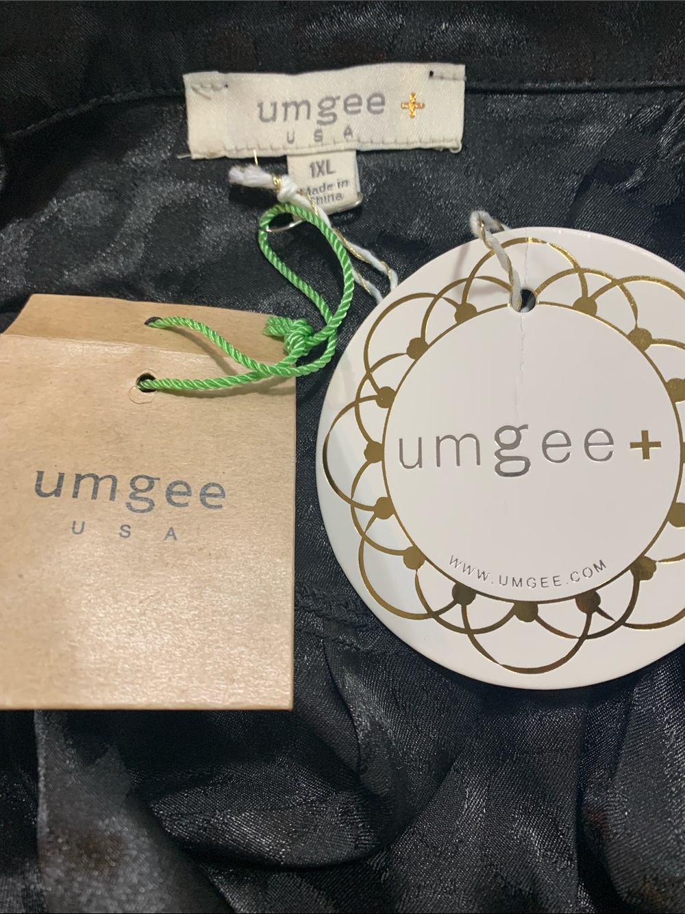 Umgee Blouse Button down top  - Tag Image